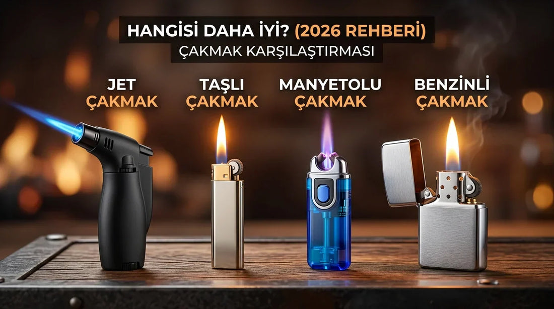 Jet Çakmak mı, Taşlı mı, Manyetolu mu, Benzinli mi? Hangisi Daha İyi? (2026 Rehberi)