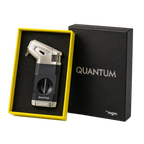 Quantum Old Wood Tek Torch Jet Alev V-Cut Puro Çakmağı: Klasik Ahşap Görünüm, Modern Torch Gücü