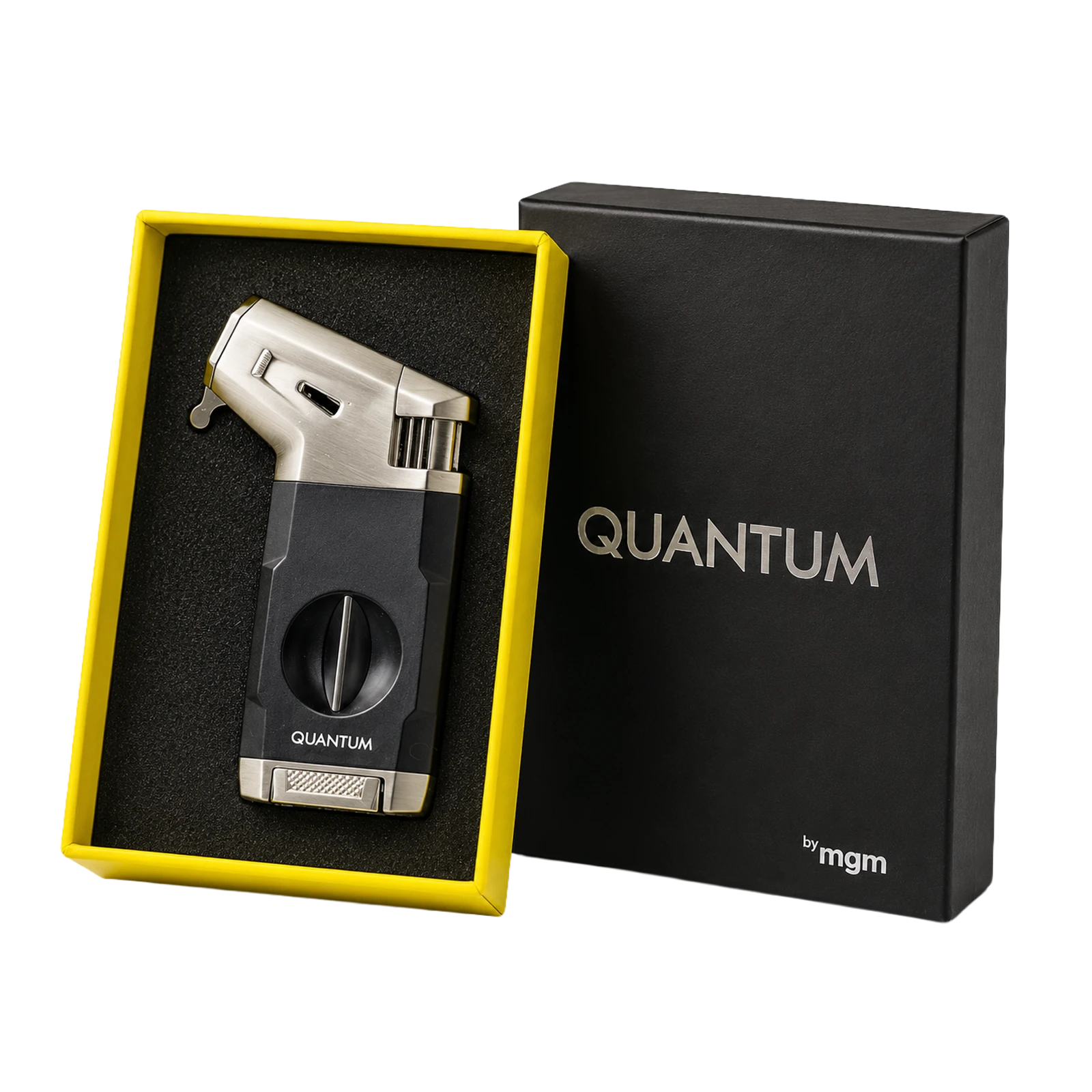 Quantum Old Wood Tek Torch Jet Alev V-Cut Puro Çakmağı: Klasik Ahşap Görünüm, Modern Torch Gücü