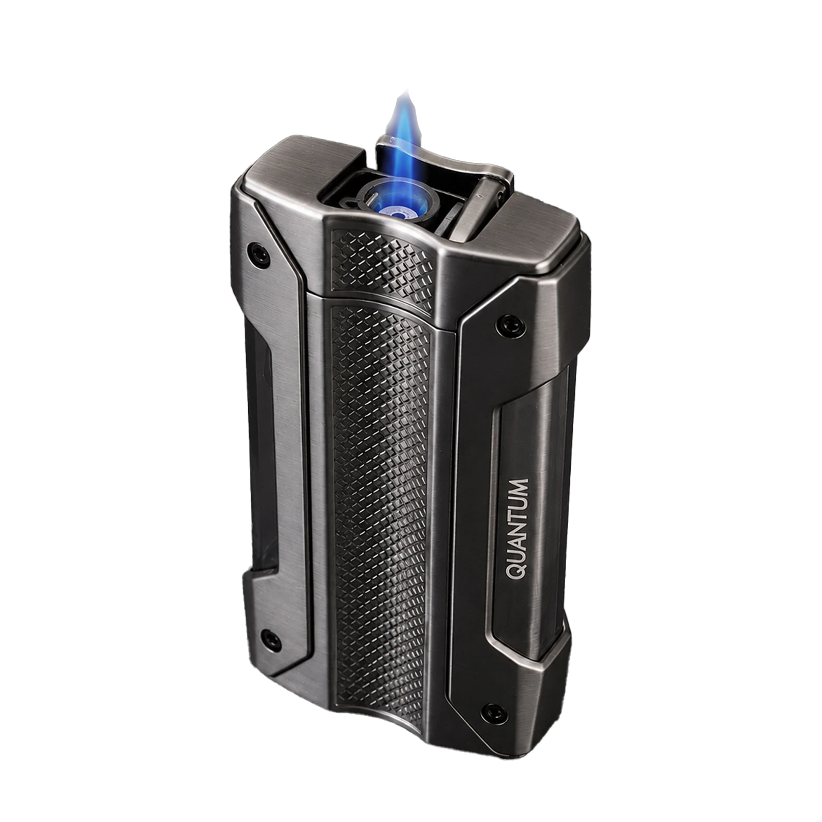 Quantum Delicili Jet Alev E-Black Puro Çakmağı: Kompakt Tasarım, Güçlü Torch Performansı