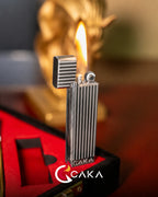 CAKA Zen Silver Çizgi Kalem & Çakmak Seti: Zamansız Çizgiler, Premium İşçilik