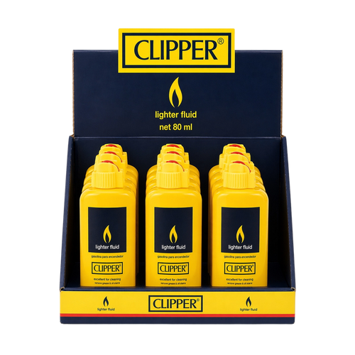 Clipper Benzin 80ml - Çakmak Benzini 12 Adet (Zippo Uyumlu)
