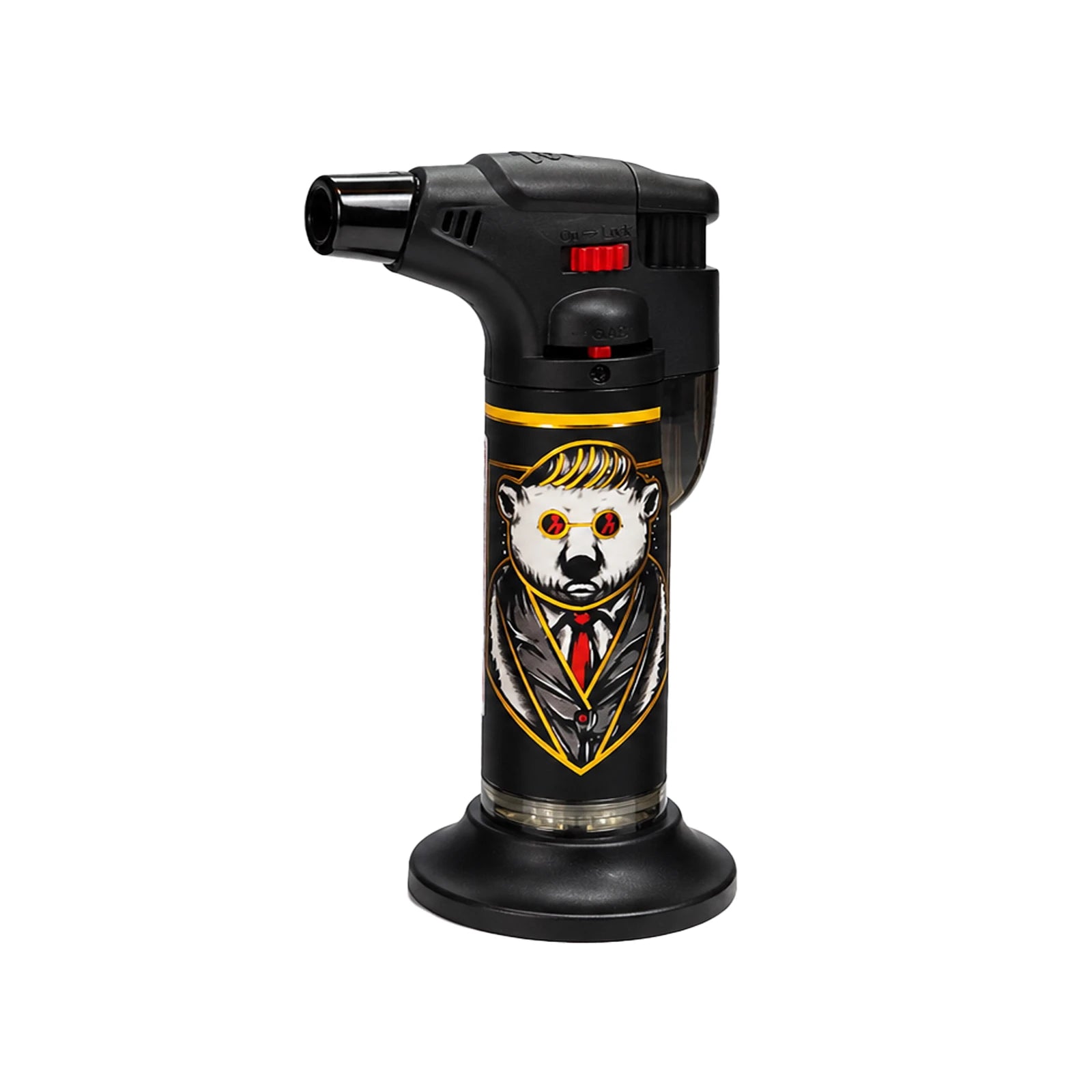 Gold Orion Pürmüz Çakmak - Jet Torch Çakmak - Puro, Mutfak ve Mangal Kullanımı (Standlı - Premium Seri)