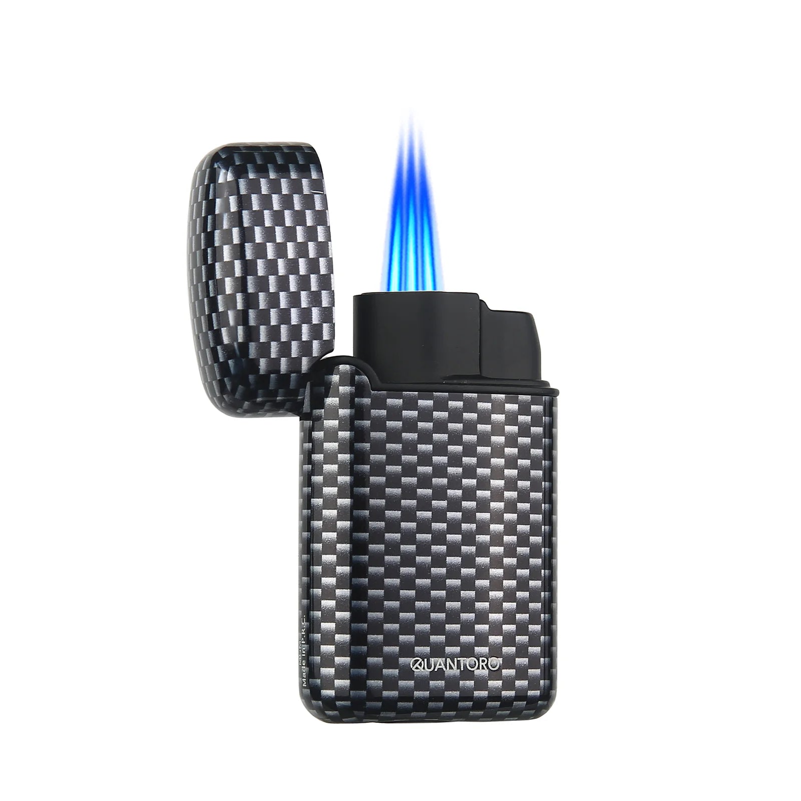 Quantoro Delicili Üçlü Jet Alev Puro Çakmağı: Triple Torch Gücü ve Modern Tasarım