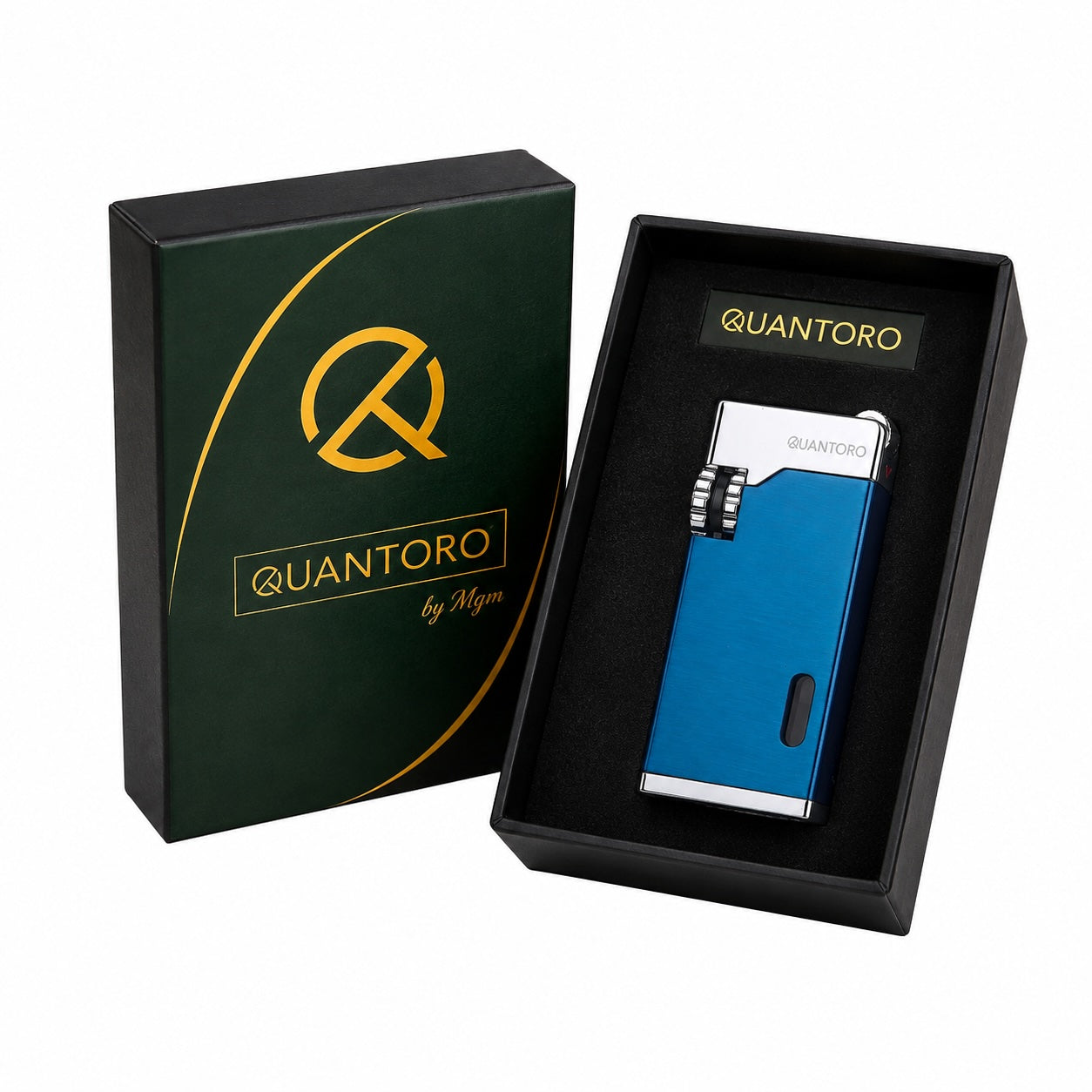 Quantoro Çift Jet Alev Blue Puro Çakmağı: Minimal Tasarım, Maksimum Performans