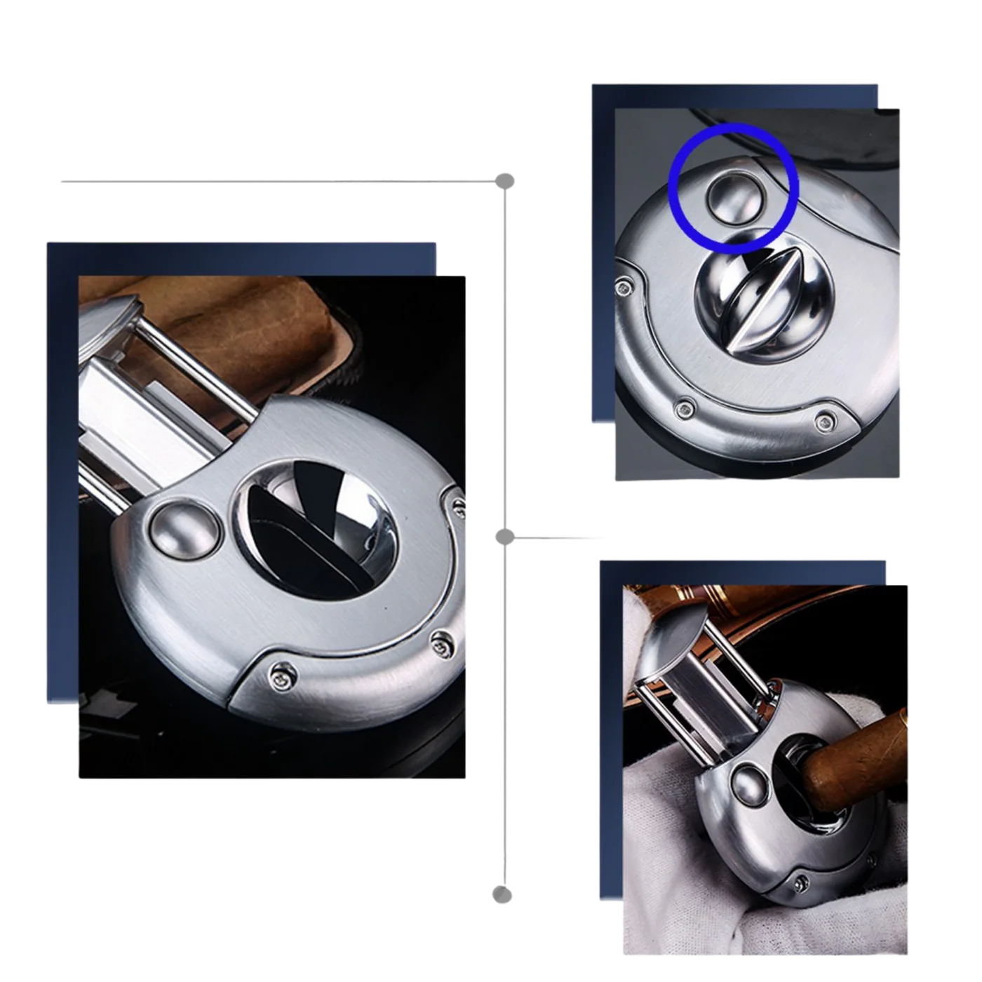 Krom V-Cut Puro Kesici: Minimal Tasarım, Profesyonel Kesim - QC-5