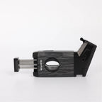 Puro Çakmağı Black Wood Jet Alev V-Cut Puro Kesicili