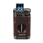 Quantum Black Çift Torch Jet Alev V-Cut Puro Çakmağı: Güçlü Alev, Kusursuz Kesim